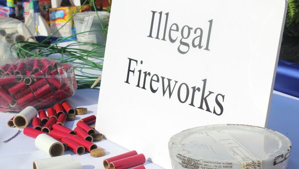A warning about illegal fireworks from the United States Consumer Product Safety Commission - Sputnik International
