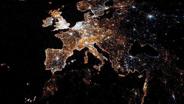 European detail map - Sputnik International