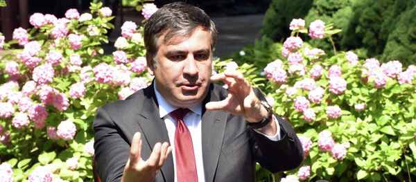 Mikheil Saakashvili and Jeffrey Payette give news conference Mikheil Saakashvili and Jeffrey Payette give news conference - Sputnik International