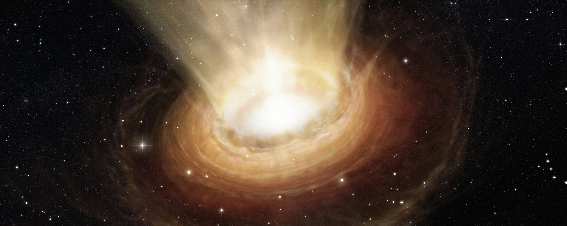 Surroundings of the supermassive black hole at the heart of the active galaxy NGC 3783 in the southern constellation of Centaurus (The Centaur) - Sputnik International, 1920, 12.05.2023