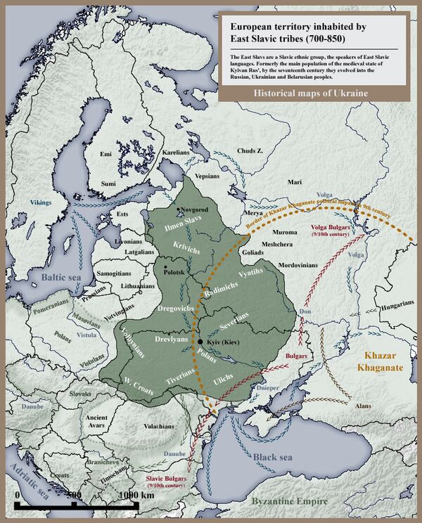 East Slavic tribes peoples 8th-9th century East Slavic tribes peoples 8th-9th century - Sputnik International
