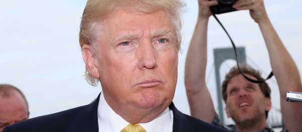 Donald Trump attends the Hank's Yanks 1st Annual Golf Classic at Trump Golf Links on Monday, July 6, 2015. Donald Trump attends the Hank's Yanks 1st Annual Golf Classic at Trump Golf Links on Monday, July 6, 2015. - Sputnik International