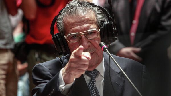 Guatemala's former dictator Efrain Rios Montt - Sputnik International