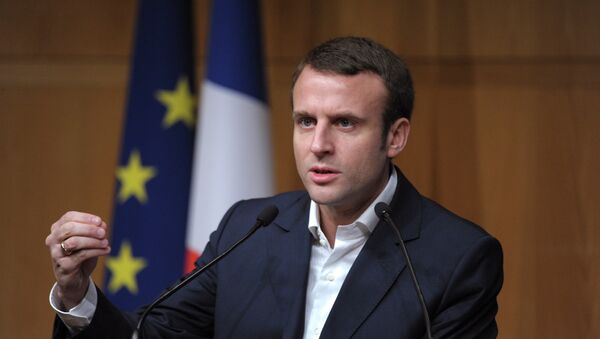 French Economy Minister Emmanuel Macron - Sputnik International