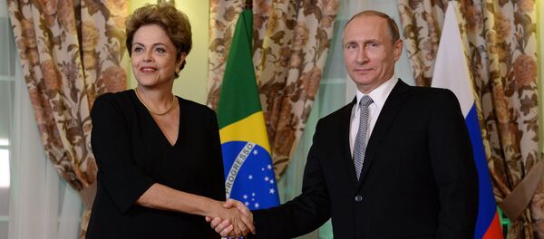 President of the Russian Federation Vladimir Putin meets with President of the Federative Republic of Brazil Dilma Rousseff President of the Russian Federation Vladimir Putin meets with President of the Federative Republic of Brazil Dilma Rousseff - Sputnik International