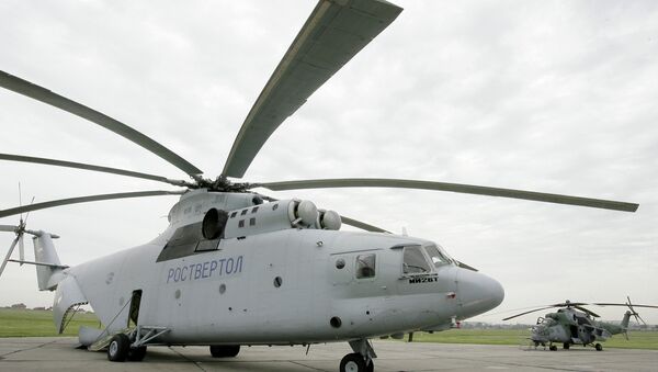 Versatile, wide-body cargo helicopter Mi-26T - Sputnik International