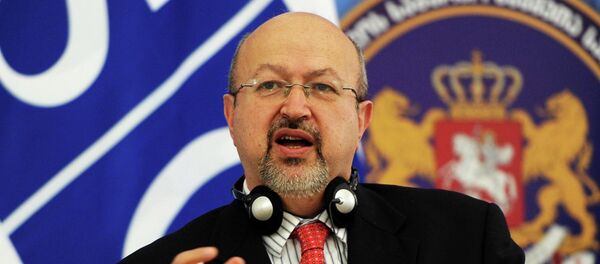 Organisation for Security and Cooperation in Europe (OSCE) Secretary General Lamberto Zannier speaks during a news conference in Tbilisi on March 9, 2015 Organisation for Security and Cooperation in Europe (OSCE) Secretary General Lamberto Zannier speaks during a news conference in Tbilisi on March 9, 2015 - Sputnik International