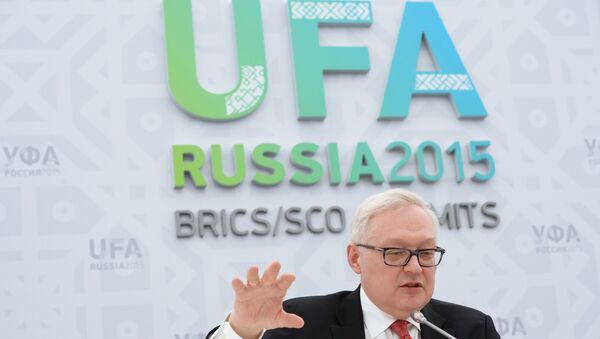 Press briefing by Sergei Ryabkov, Deputy Minister of Foreign Affairs of the Russian Federation, Russia's BRICS Sherpa - Sputnik International