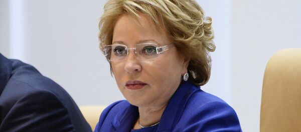 Russian Federation Council Speaker Valentina Matviyenko Russian Federation Council Speaker Valentina Matviyenko - Sputnik International