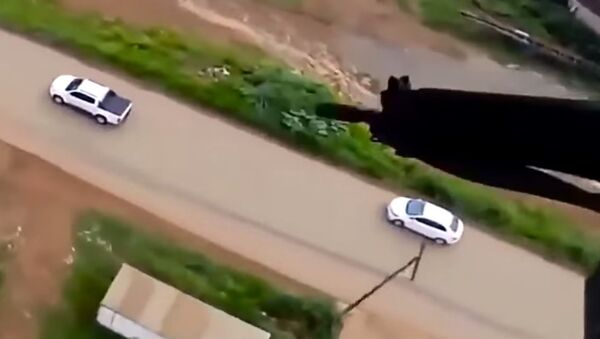 Brazilian Police Helicopter Fires at Escaping Car - Sputnik International