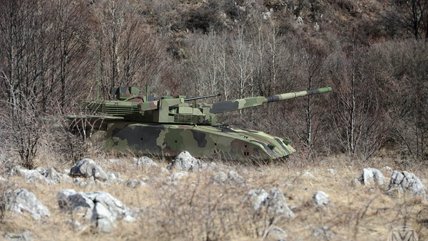 Serbian tank  M-20UP-1 - Sputnik International
