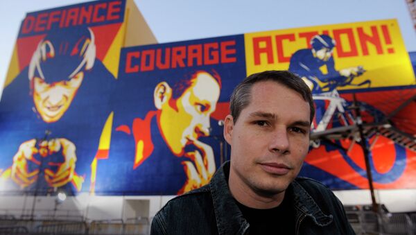 Obama ‘Hope’ Artist Shepard Fairey Arrested After Returning From Europe - Sputnik International