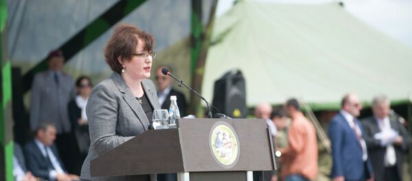 Georgian Defense Minister Tinatin (Tina) Khidasheli Georgian Defense Minister Tinatin (Tina) Khidasheli - Sputnik International