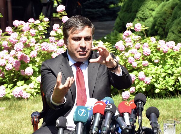 Mikheil Saakashvili, governor of Ukraine's Odessa region - Sputnik International