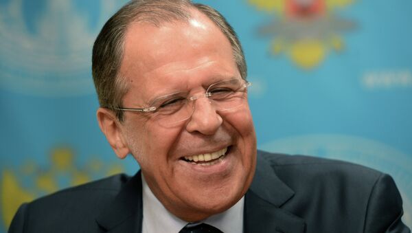 When it comes to cracking a good joke, Russian Foreign Minister Sergei Lavrov is as smooth as silk. - Sputnik International