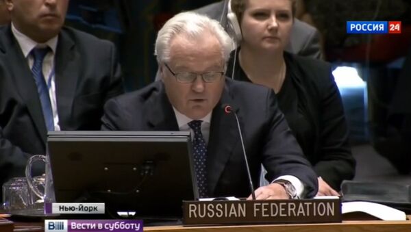 Russian envoy to the United Nations Vitaly Churkin - Sputnik International