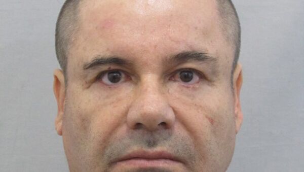 Undated handout photograph of drug lord Joaquin El Chapo Guzman distributed by Mexico's Attorney General's Office July 13, 2015. - Sputnik International