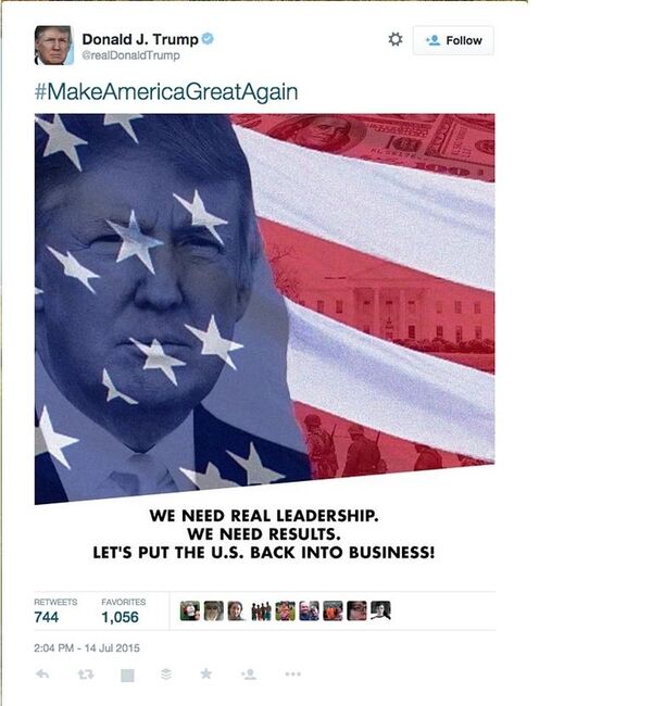 A screenshot of a twitter message - Sputnik International