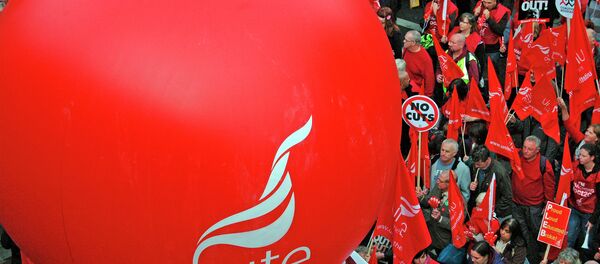 Trades Union Congress protest in London - Sputnik International