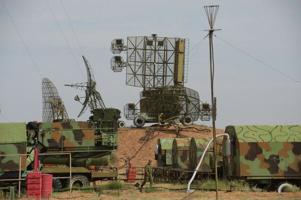 An S-300PM missile system deployed at the Ashuluk firing range for Aerospace Defense Forces tactical exercises. File photo. - Sputnik International