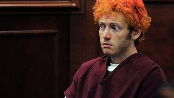 James Holmes, who was convicted of killing 12 moviegoers and wounding 70 more in a shooting spree in a crowded theatre in Aurora, Colo. - Sputnik International