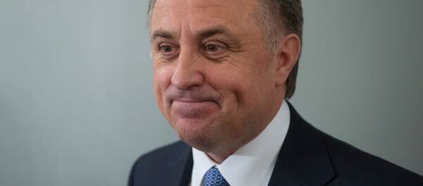 Russian Minister of Sport Vitaly Mutko before a Kremlin meeting of the Presidential Council on Physical Fitness and Sports Russian Minister of Sport Vitaly Mutko before a Kremlin meeting of the Presidential Council on Physical Fitness and Sports - Sputnik International