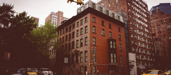 Lexington Avenue at 36th Street, Murray Hill, a morning in July Lexington Avenue at 36th Street, Murray Hill, a morning in July - Sputnik International