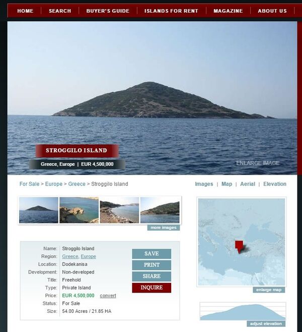 Stroggilo Island Stroggilo Island - Sputnik International