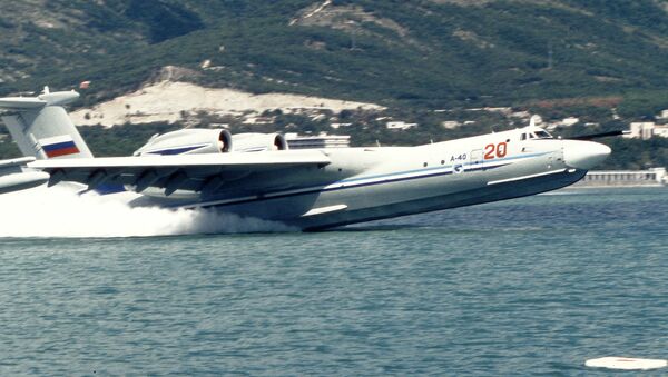 Amphibious craft A-40 - Sputnik International
