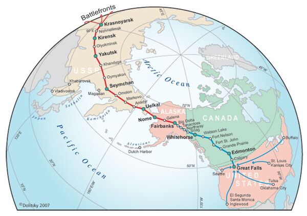 US Planes Fly Historic Route to Siberia To Celebrate Joint Victory