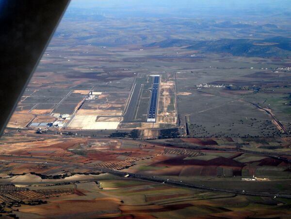 The airplane used to take this photo may have been one of the few to actually use the airport. - Sputnik International