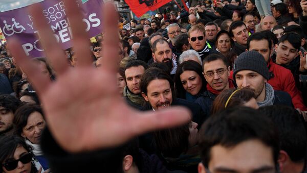 Spain Podemos rally - Sputnik International