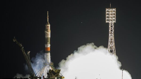 Russia's manned spacecraft Soyuz TMA-18M was launched to the ISS from the Baikonur cosmodrome early Wednesday with the first Danish astronaut aboard. - Sputnik International