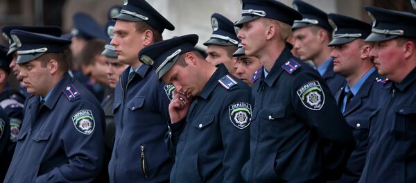 Police troops guard in Odessa, Ukraine - Sputnik International
