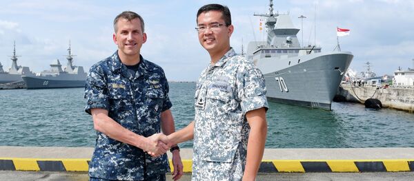 Joint-naval exercise in Singapore - Sputnik International