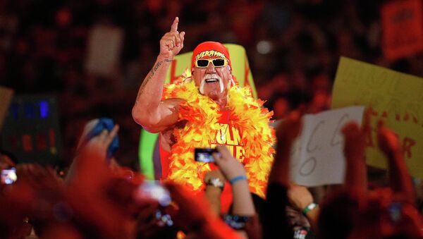 Hulk Hogan is seen during Wrestlemania XXX at the Mercedes-Benz Super Dome in New Orleans on Sunday, April 6, 2014. - Sputnik International