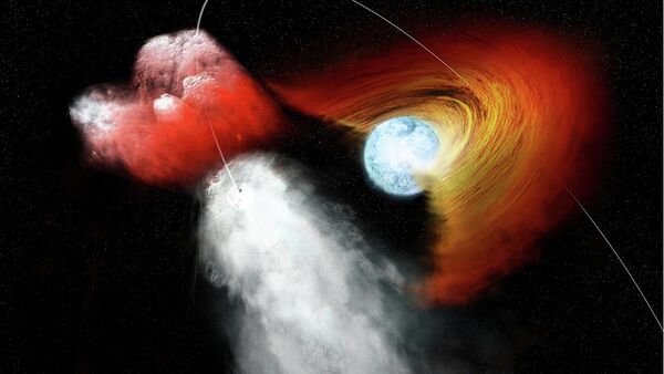 Pulsar Punches Hole in Stellar Disk - Sputnik International