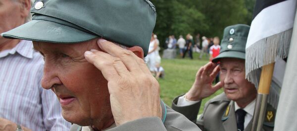 Veterans of 20th Waffen Grenadier Division of SS (1st Estonian) meet in Estonia. File photo. - Sputnik International