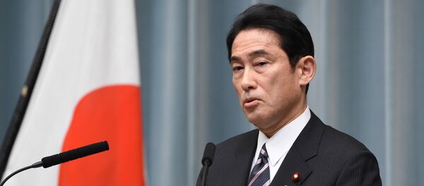 Japanese Foreign Minister Fumio Kishida speaks during his press conference at the prime minister's official residence in Tokyo - Sputnik International