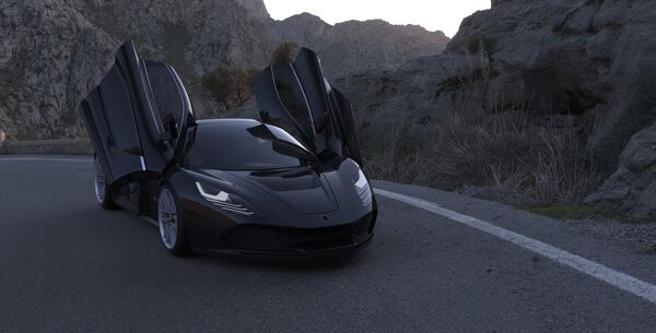 The Project Wolf supercar. - Sputnik International