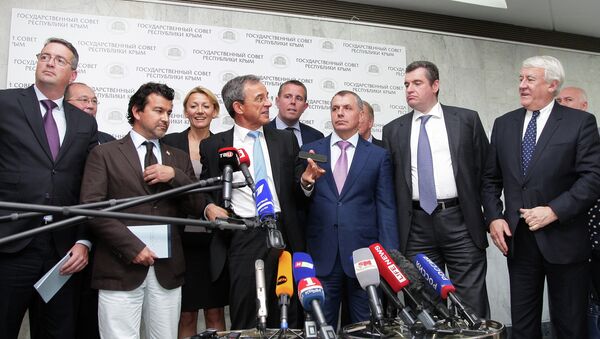 French delegation visits Crimea - Sputnik International