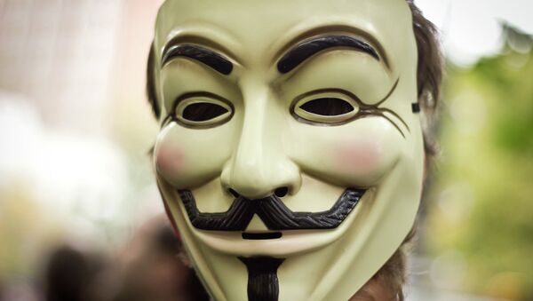 Anonymous Mask - Sputnik International