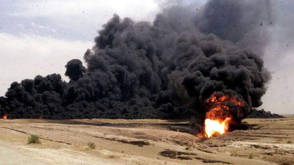 The Kirkuk-Yumurtalık oil pipeline that delivers Iraqi fuel to Turkey has been blown up by terrorists in the Şırnak Province in the country’s southeast - Sputnik International