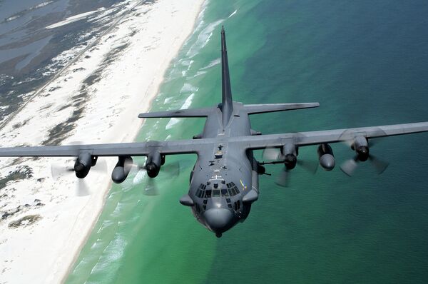 AC-130H Spectre over Santa Rosa Island, Northwest Florida coast - Sputnik International