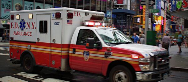 Ambulance, Times Square, New York. Ambulance, Times Square, New York. - Sputnik International