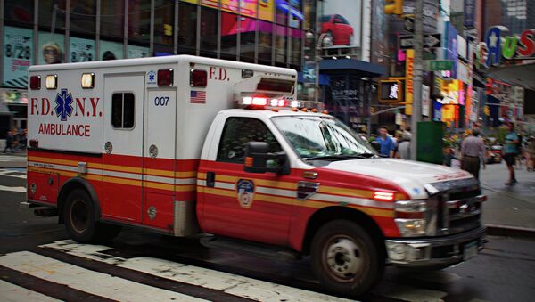 Ambulance, Times Square, New York. - Sputnik International