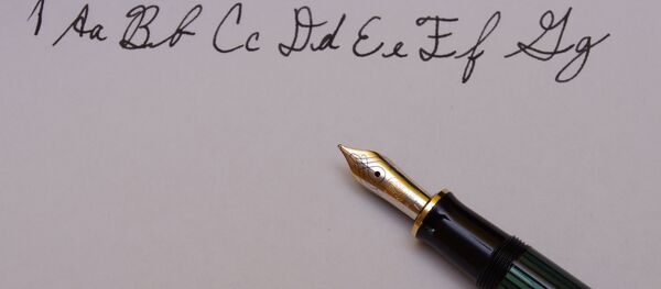A handwriting sample A handwriting sample - Sputnik International