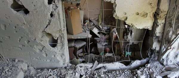 Aftermath of the shelling in Horlivka, Ukraine's Donetsk region - Sputnik International