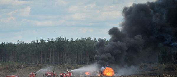 MI-28 helicopter crashes in Ryazan Region - Sputnik International