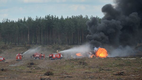 MI-28 helicopter crashes in Ryazan Region - Sputnik International